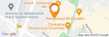 mapa - Kielce