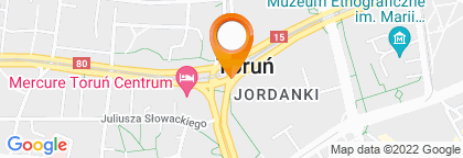 mapa - Toruń