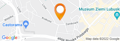 mapa - Zielona Góra