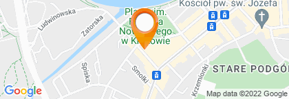 mapa - Kraków