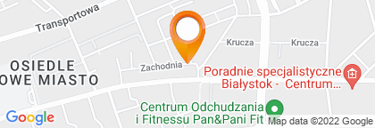 mapa - Białystok