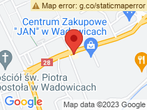 mapa - Wadowice