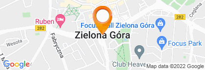 mapa - Zielona Góra