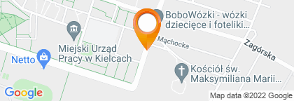 mapa - Kielce