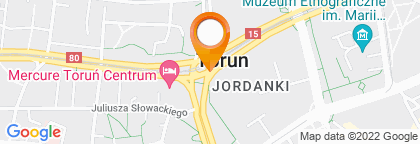 mapa - Toruń