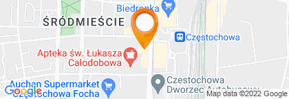 mapa - Częstochowa