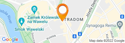 mapa - Kraków
