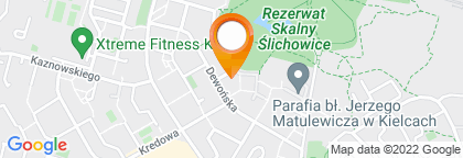 mapa - Kielce