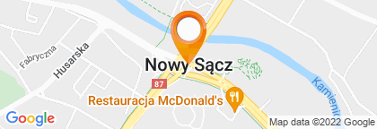 mapa - Nowy Sącz