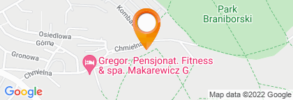 mapa - Zielona Góra