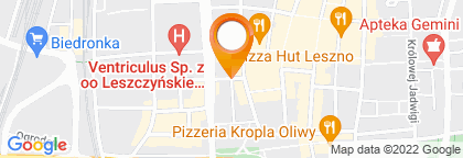 mapa - Leszno