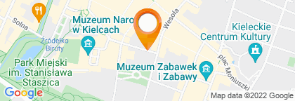 mapa - Kielce