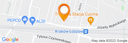 mapa - Kraków