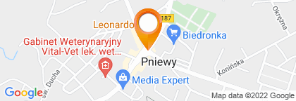mapa - Pniewy