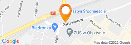 mapa - Olsztyn