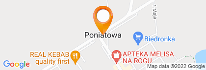 mapa - Poniatowa