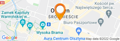 mapa - Olsztyn