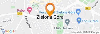 mapa - Zielona Góra