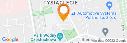 mapa - Częstochowa