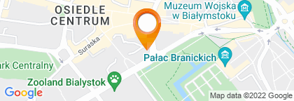 mapa - Białystok