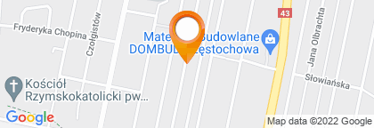 mapa - Częstochowa