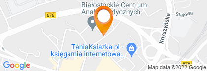 mapa - Białystok