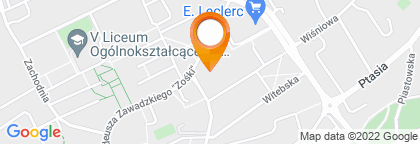 mapa - Zielona Góra