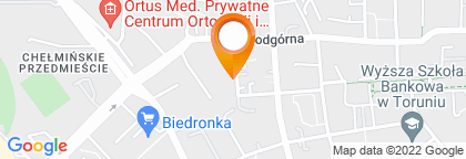 mapa - Toruń