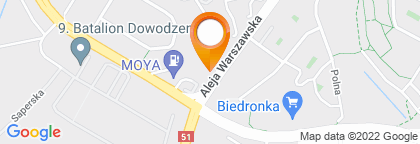 mapa - Olsztyn