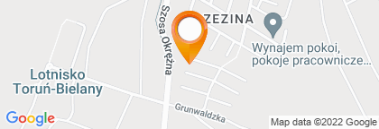 mapa - Toruń