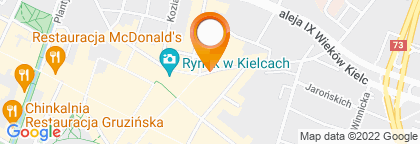 mapa - Kielce