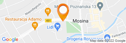 mapa - Mosina
