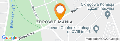 mapa - Łódź