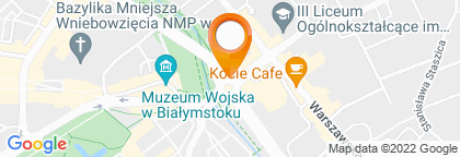 mapa - Białystok