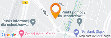 mapa - Kielce