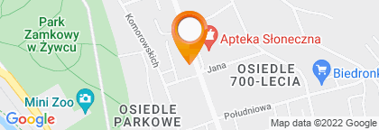 mapa - Żywiec